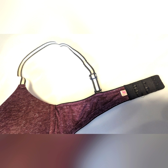 Set of 2 PINK Victoria’s Secret Wear Everywhere Maroon & Pink Push Up Bras. 32B - Picture 4 of 14